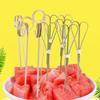 100Pcs/Bag Party Disposable Tableware Cocktail Knotted Bamboo Pick Fruit Skewers