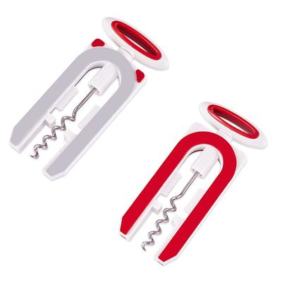Apribottiglie di Vino in Plastica Premium con Leva Apribottiglie per Vino, Apribottiglie Multifunzione, Togli-tappi per Cucina