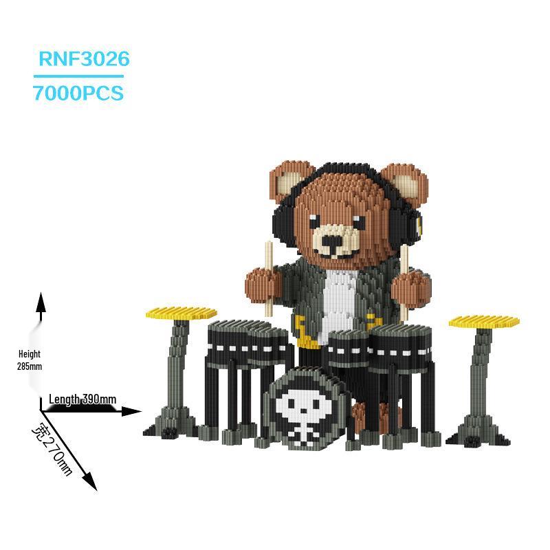 Chaole Sen 2026 Girl Series: Night Market Stall Building Blocks Toy