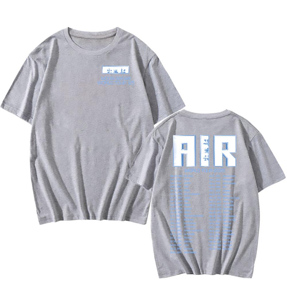 

Cotton Tees Air MOON SAFARI World Tour 2025 T-shirt Summer Short Sleeve Men Women Tshirts Loose Round Neck Casual T Shirt Print 4XL