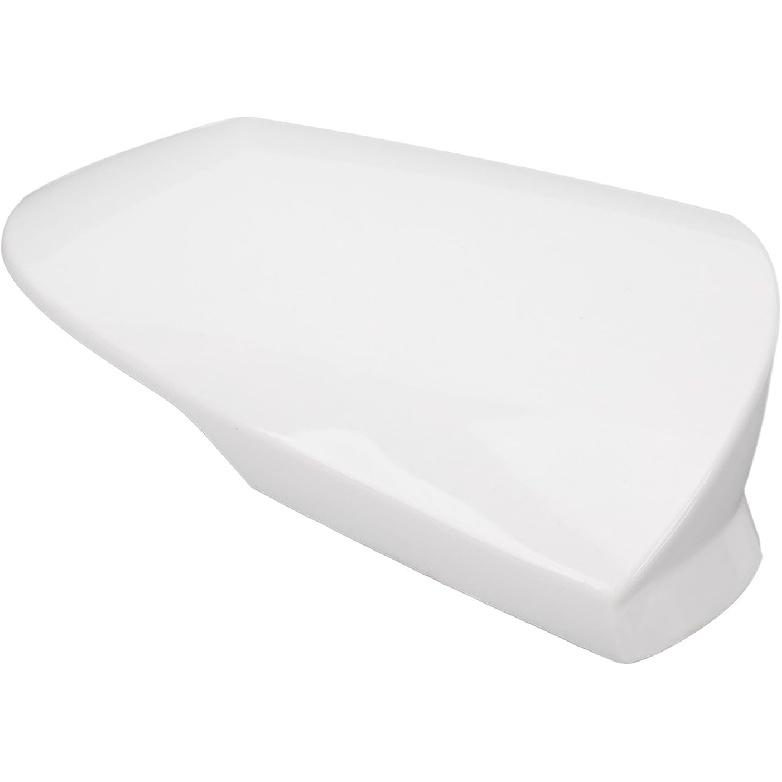 Side Mirror Cover Cap Unpainted White Rearview Wing Mirror Cap Weather Replacement for Hyundai Elantra 2021 to 2023 (Right)