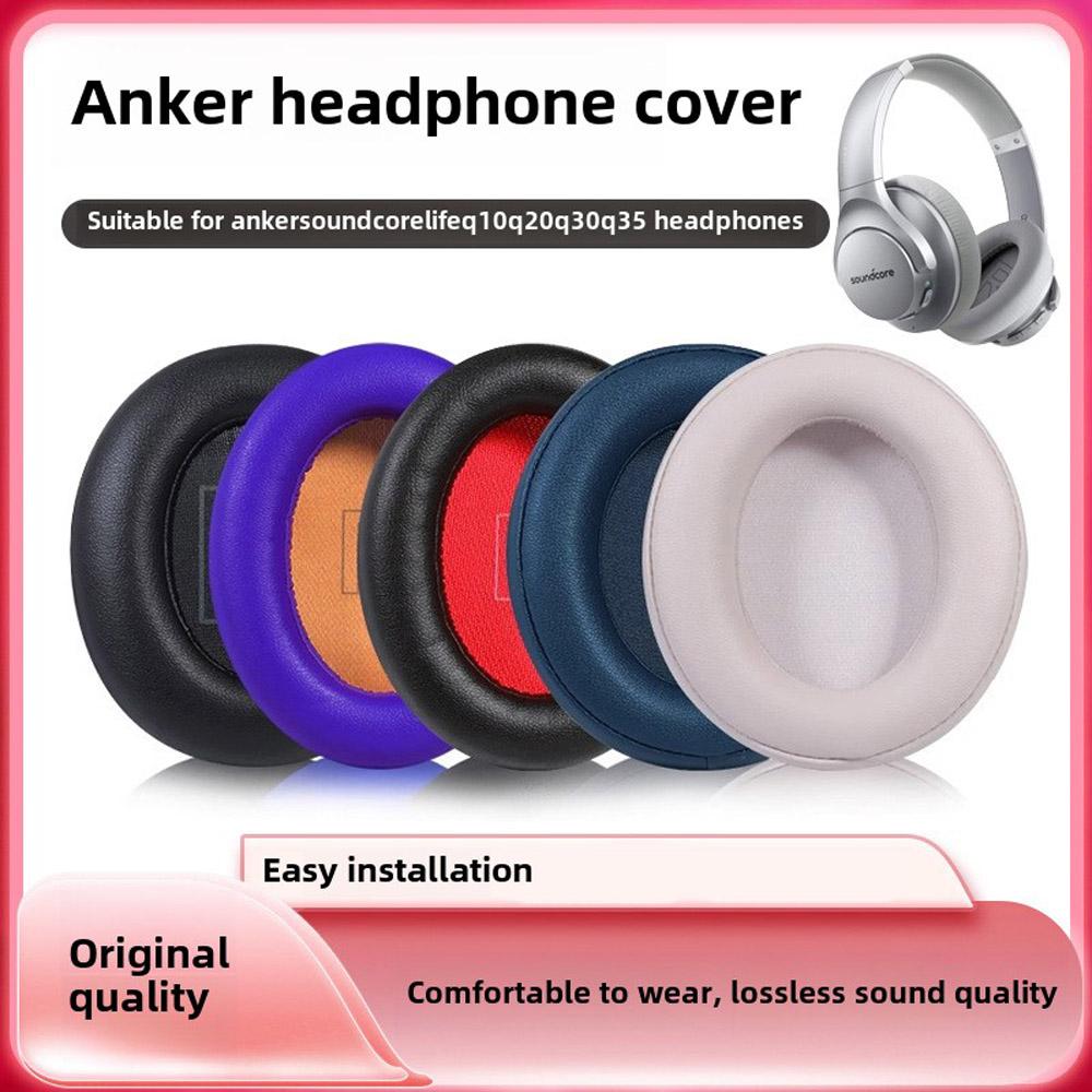 Ohrpolster für Anker Soundcore Life Q10 Q20 Q30 Q35 Kopfhörer Memory Foam Ersatz-Ohrpolster Schaumstoff-Ohrpolster Kissen Hohe Qualität