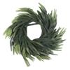 Xmas Wreath Outdoor Front Door Decoration Lifelike Simulated Pine Needle Wreath 40cm