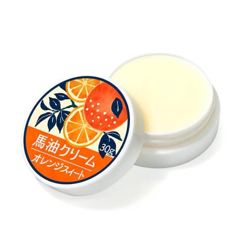 Banshodo Horse Oil Cream, "Nagomi" (Warming), 30g, Orange Sweet, Hand Cream for Sensitive Skin, Skin Care, Essential Oils, Effective, Additive-Free, M