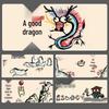 Dragon Mouse Pad - Extra Large, Cute, and Creative Desktop Pad for Boys and Girls
