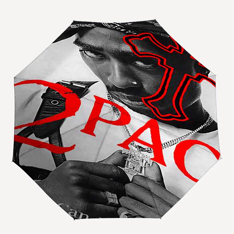 

1pc 2PAC Only God Can Judge Me Automatic Open,Windproof, Compact Travel Umbrella, Gift for Birthday, Christmast93048