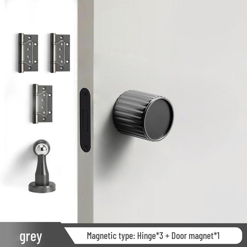 Minimalist Universal Indoor Door Handle Set for Bedroom and Bathroom