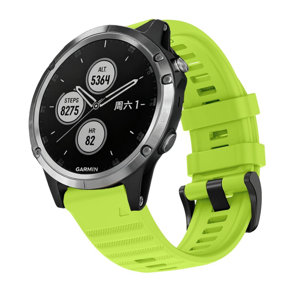 22/26mm Quick Fit Watch Strap for Garmin Fenix 5/Fenix 8Pro 47/51MM Waterproof Silicone Sports Watch Strap for Garmin Fenix 5
