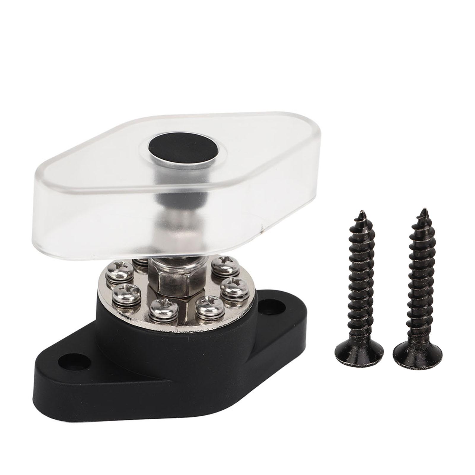 

Блок распределения питания 3/8 дюйма 180 А 8+1 точка шина соединительная стойка с прозрачной крышкой