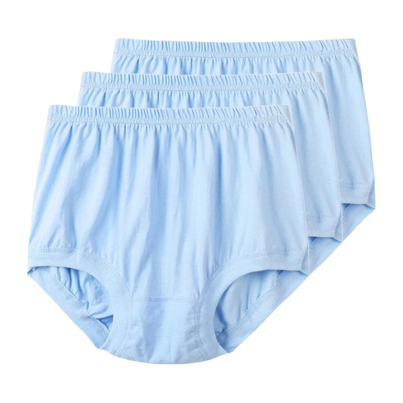 3PCS Big Size Underwear Men's Briefs Large Underpants Middle-aged and elderly Cotton ComfortablePanties L XL 2XL 3XL 4XL 5XL
