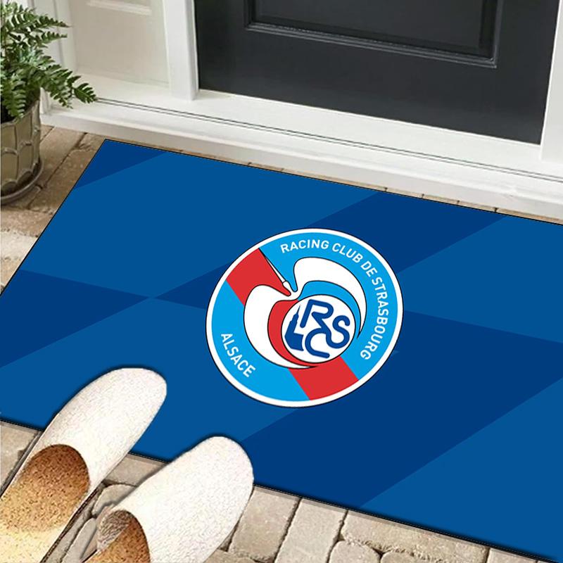 1PC rug Racing Club Strasbourg Crest Carpet, Chair Rug,Area Rug for Office Bedroom living rooms bedroom, Doormat decor Christmas fan gifts