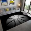 Sports Court Carpet Living Room Coffee Table Floor Mat 3D Bedroom Bedside Blanket Football Basketball Floor
