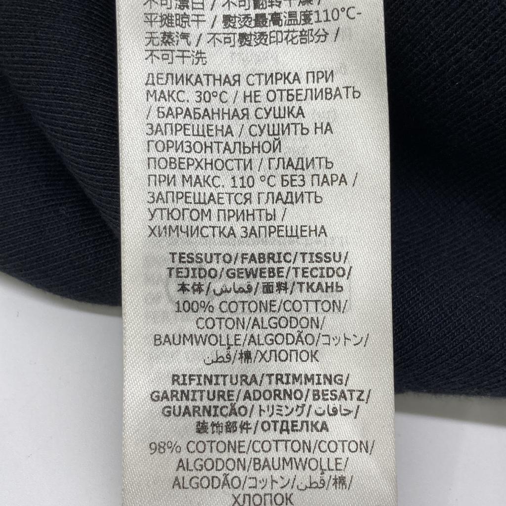 Alexander McQueen Black 23 Years 688715QTAAB Paint Logo Pullover Hoodie tops M blackUsed