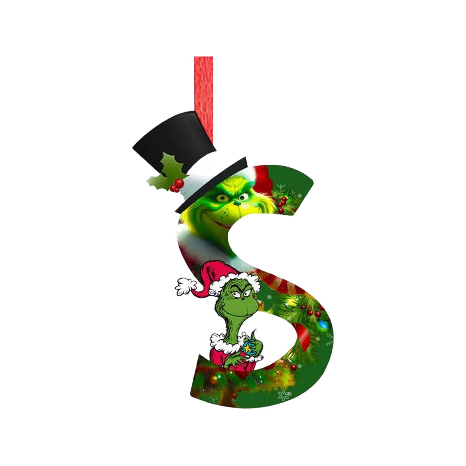 

2D Christmas Decoration Pendant Christmas Tree Tag Theme Party Crafts Ornament One Size