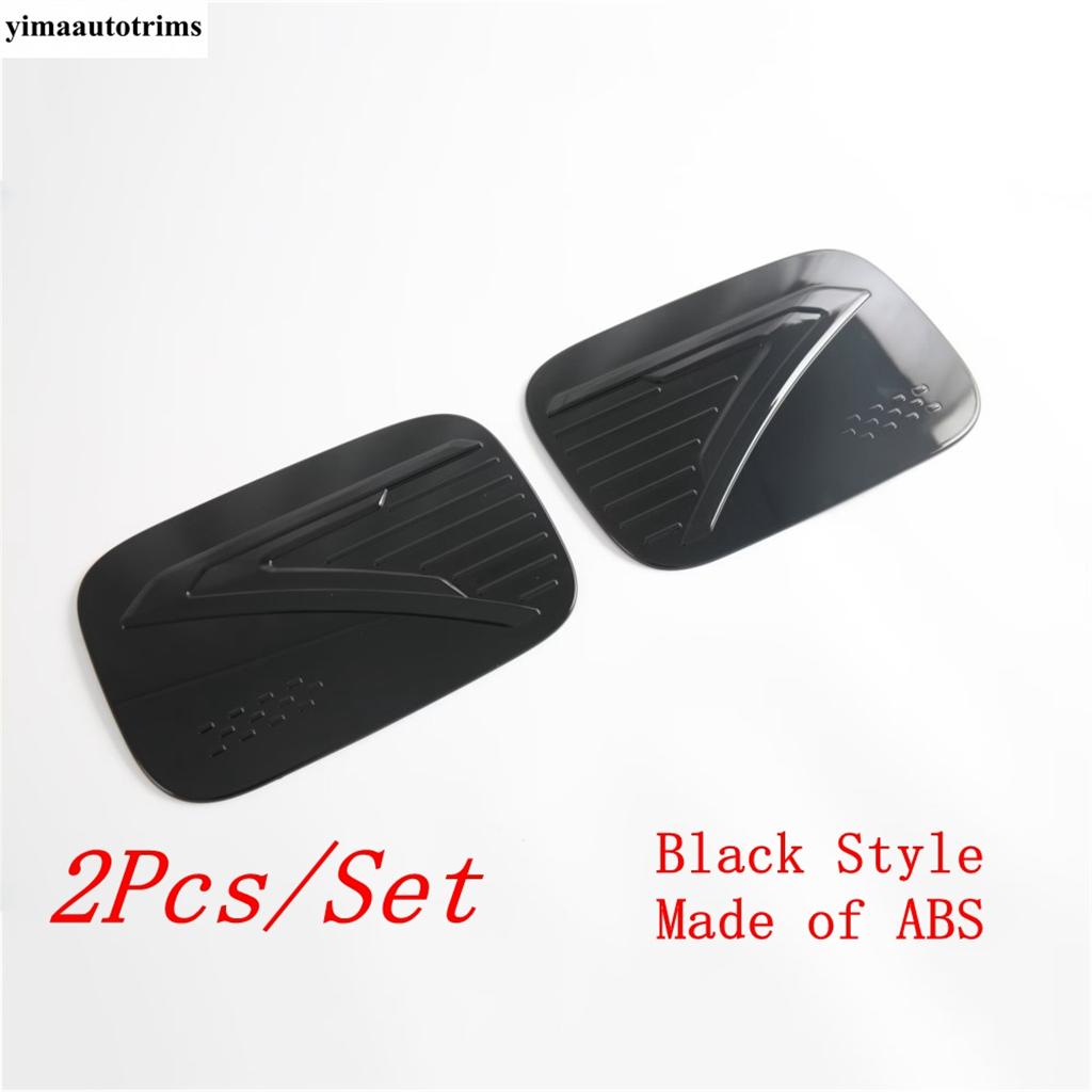 Rearview Mirror / Front Fog Light Lamp / Fuel Oil Tank Cap Cover Trim For BYD SHARK 2024 2025 Black / Carbon Fiber Accessories