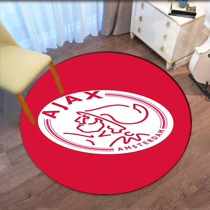 Ajax Printed Round Rug Carpet Chair Rug Area Rug Entryway Doormats,for Office Chair Living Room Bedroom Kitchen Room.
