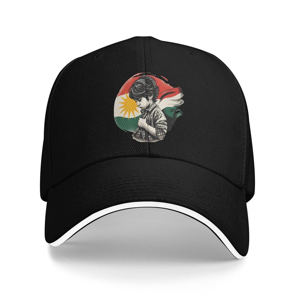 Kurdistan Flagge Lässige Baseballkappe Sommer Trucker-Kappe Dropshipping Outdoor-Sport Snapback-Kappe Herren Damen Mode Baseballkappen