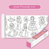 Kids Coloring Paper Roll Sticky Diy Wall Floor Painting Color Filling Graffiti Educational Art Toys For Kids Birthday Gifts