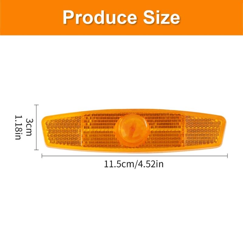 20Pcs/set High Reflective Bicycles Wheel Reflectors Bicycles Reflectors Suitable for Mountain Bicycles Safety Warning