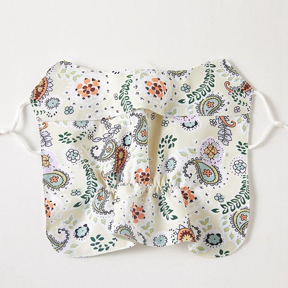 

Cashew Ice Silk Face Cover UV Protection Neck Wrap Elastic Summer Sunscreen Mask Driving бежевый