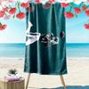 A.J. Brown Print Beach Towel, Large Soft Quick Dry Towel for Beach Camping Swimming