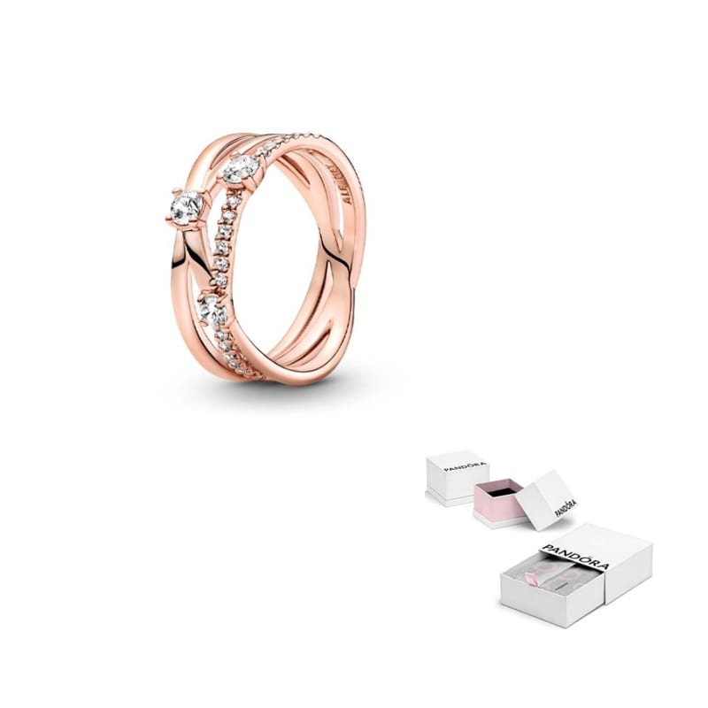 Pandora Rhinestone Rings Women's 189400C01