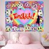 Classic TTamagotchi Cut Friend Game Hanging Bohemian Tapestry Hanging Tarot Hippie Wall Rugs Dorm Japanese Tapestry