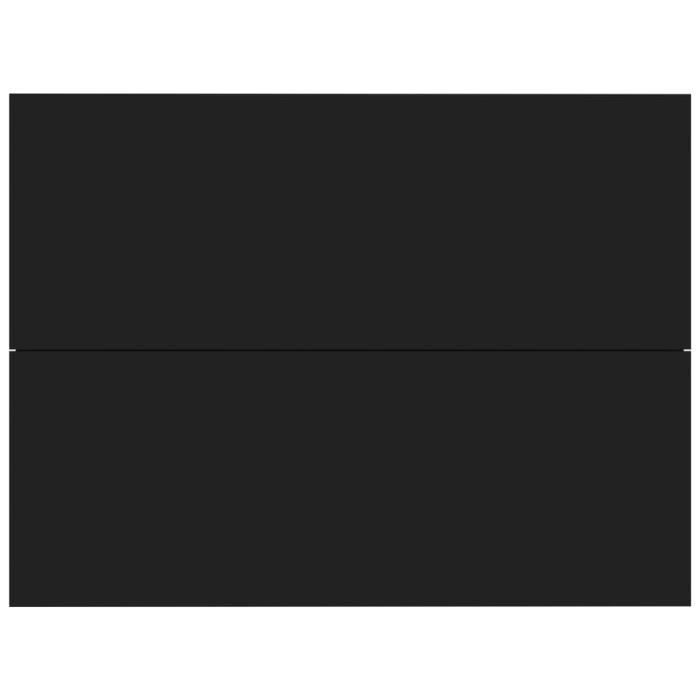 VidaXL Bedside Table Black 40 X 30 X30 Cm Chipboard