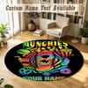 Scooby-Doo Personalized Round Rug Support Custom Name, Soft Home Decor Mat