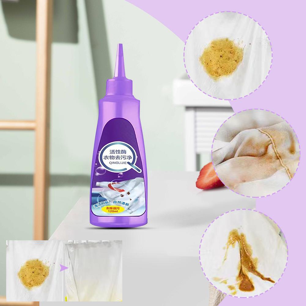 120 ML Detergent de rufe lichid Lenjerie curata Enzima activa Detergent de rufe Tricou Lenjerie de corp Degresant de rufe Inalta eficienta