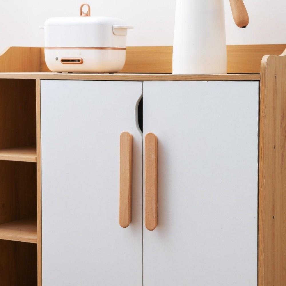 T-Shape Cabinet Handles Walnut Wood Wardrobe Handles New Kitchen Decoration Cupboard Wardrobe