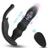 3 In 1 Large Anal Vibrator Plug Prostate Massager Remote Control Silicone Anal Plug Butt Plug Sex Toys for Men Adults