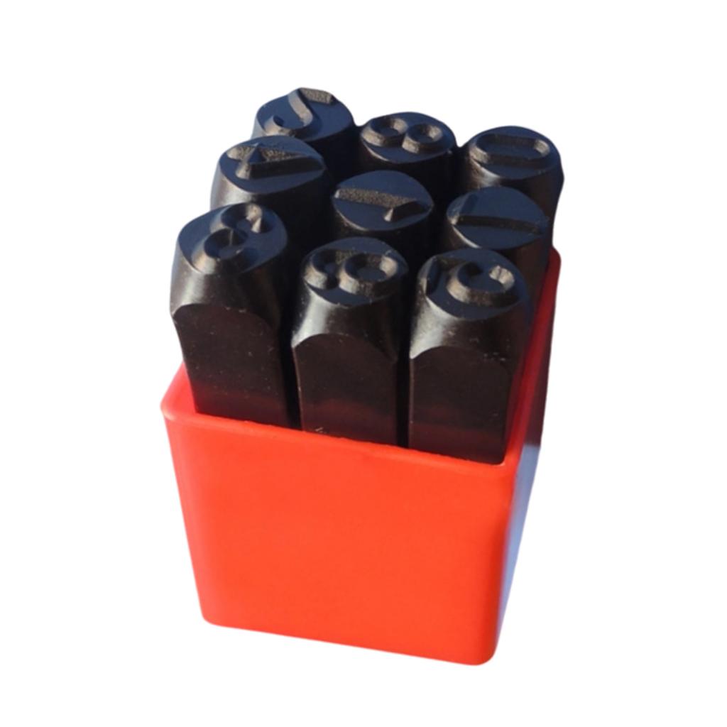 3mm/4mm/5mm/6mm/10mm/12.5mm Stamps Letters Alphabet Numbers Set Punch Steel Metal Tool Craft