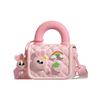 Multifunctional Children'S Camera Bag Portable Cute Handheld Coin Purse Camera Accessories,Pink