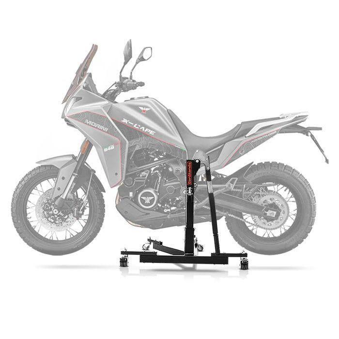 Lève moto centrale - ConStands Power-Evo - Compatible Moto Morini X-Cape 650 - Noir - 300 kg