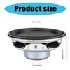 2Pcs Magnetic Speakers 5W 4Ohm 52mm Diameter Round Shape Replacement Loudspeaker Speakers Sound Amplifier Rubber Side
