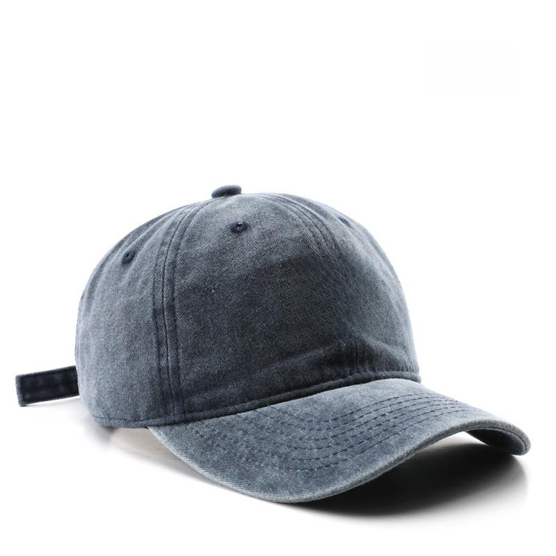Vintage Waterwashed Cotton Baseball Cap With Embroidered Heart For Streetwear And Sun Protection