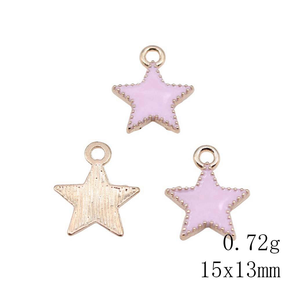 Mother's Day Charms For Nails Pentagram Moon Enamel Charms Pendant Art Supplies Pendant Accessories