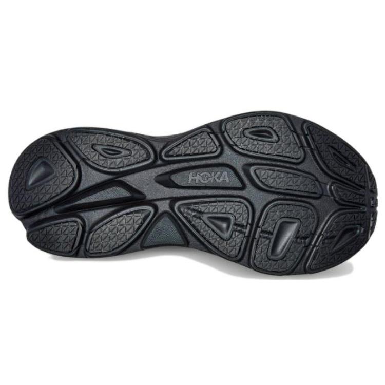 New HOKA ONE ONE Bondi 8 2E Wide 'Triple Black' 1127953-BBLC