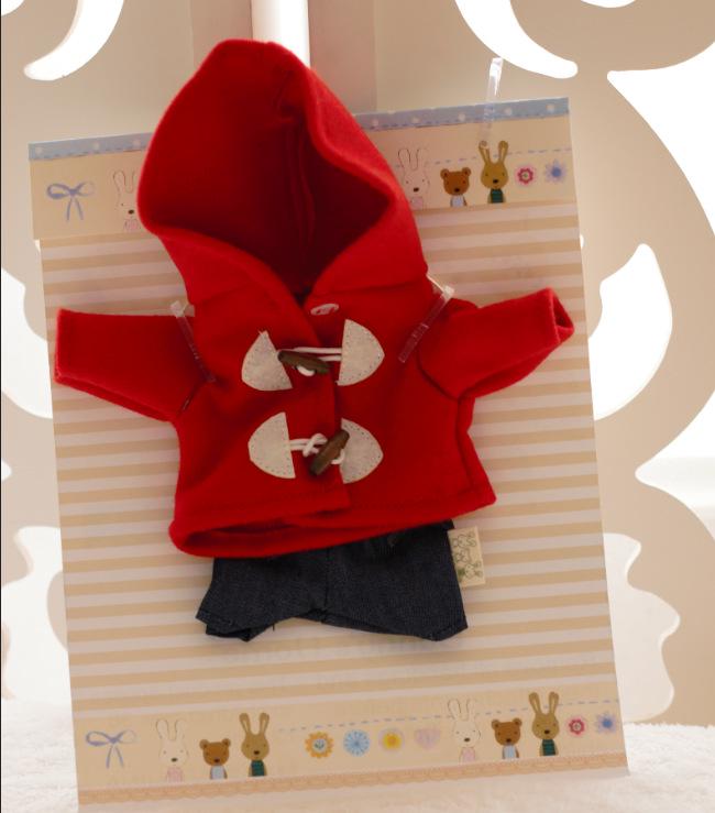 

Рождественский мультяшный принц кролик плюшевая кукла одежда наряд подарок 30cm (with Cardboard) 0.05kg