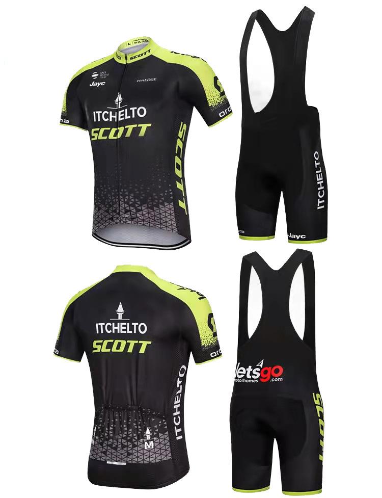 Tour De France Cycling Suit Short-Sleeved Quick-Drying Breathable Suit Outdoor Road Mountain Bike Riding Equipment