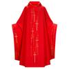 Medieval Cross Robe: European & American Stage Costume with Flare Sleeves