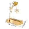 Rotating Tray Candle Holder Elegant Snack Multipurpose Candlelight Dinner Prop Decorative Coffee