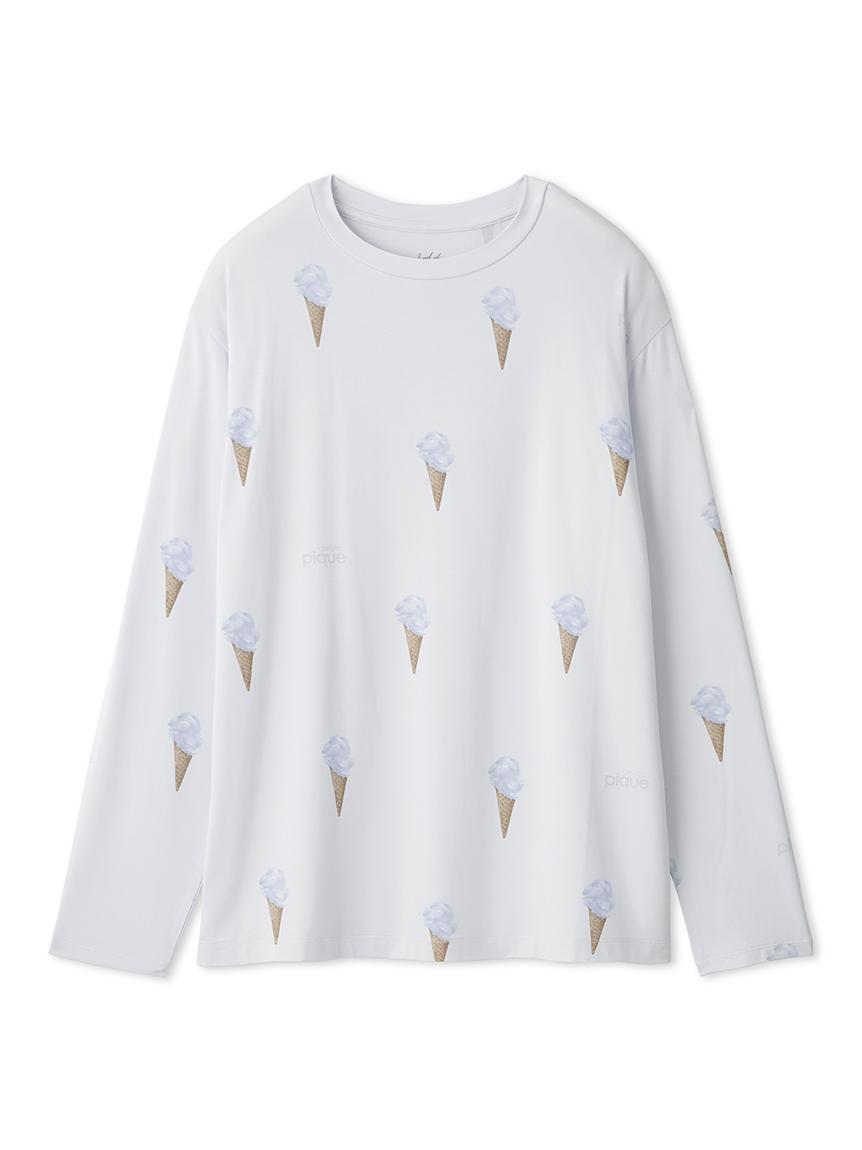 Gelato Pique Ice Cream Pattern Pullover Pwct245254 Pnk/F