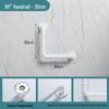 Anti-Slip L-Shaped Bathroom Handrail for Elderly and Disabled - Toilet Safety Handle