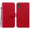 For Samsung Galaxy Xcover7 Case Ultra-Thin PU Leather+TPU Phone Cover with Card Slot