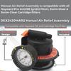 High Efficiency Valves Replacement Manual Air Relief Assembly for Cartridge Pool Filter Includes Pressure Gauge