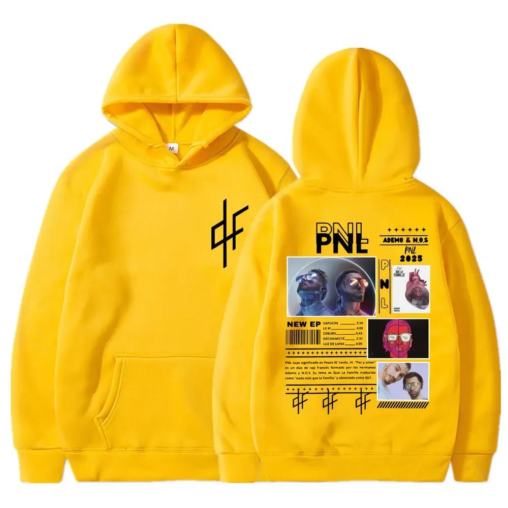 NLP Music Album Print Men's Hip-hop Fashion Long-sleeved Hoodie Rapper Le Monde Chico Design Autumn and Winter Sweatshirt