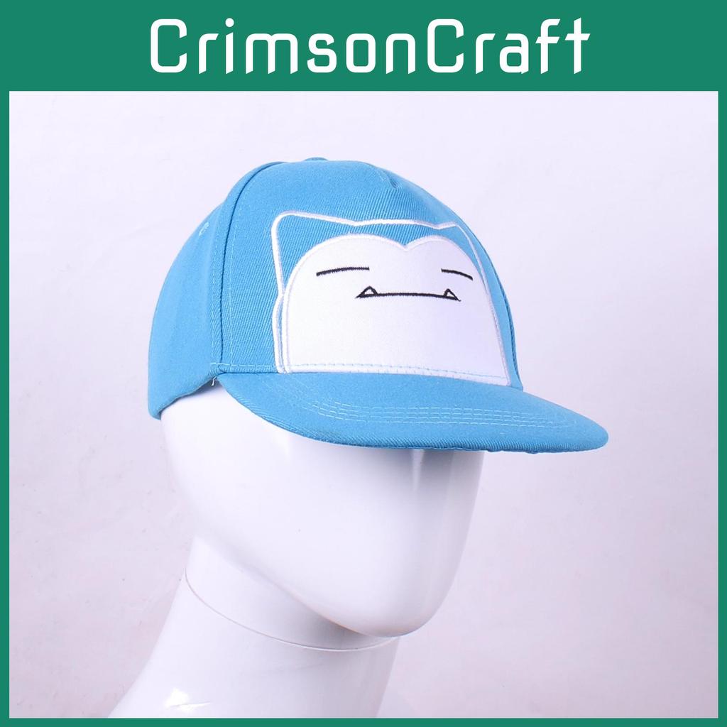 Pocket Monsters Snorlax Pattern Print Baseball Cap Sun Protection Breathable Hat