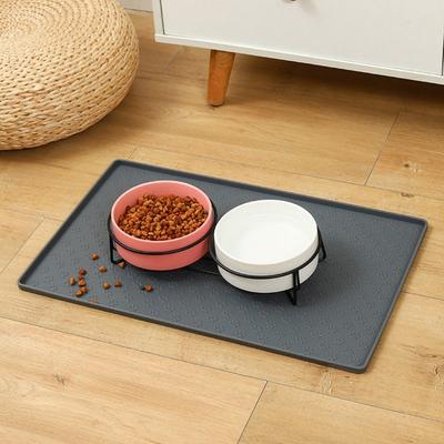 Accessories Anti Overflow Easy Washing Cat Feeder Mats Dog Bowl Mat Pet Placemat Dog Feeding Mat